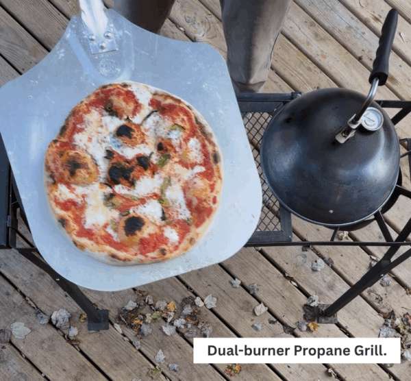 Cooking on Two Propane Burners