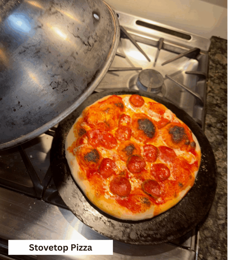 Pizza cooked with ZaDome